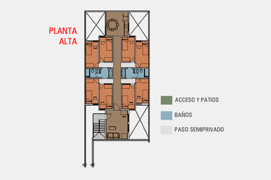 Planta Alta - Residencia Quijote